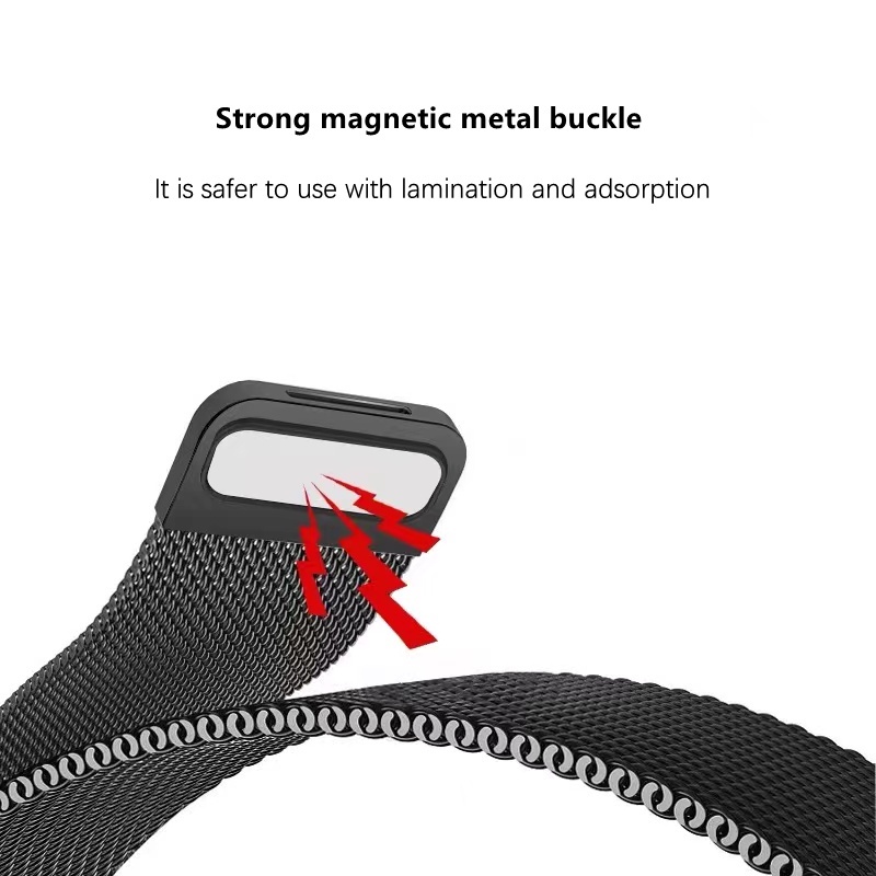 Xiaomi Amazfit GTR Mini strap stainless steel strap magnetic metal steel band For Amazfit GTR Mini Replacement Strap Shopee Singapore