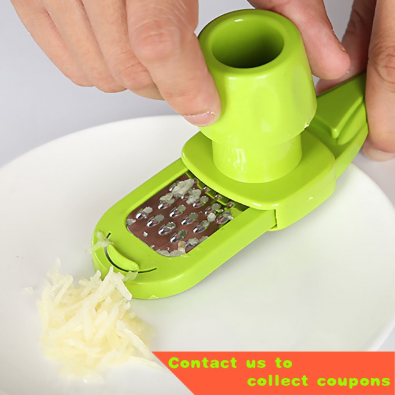 1pc Pressed Garlic Chopper, Mini Multifunctional Stainless Steel