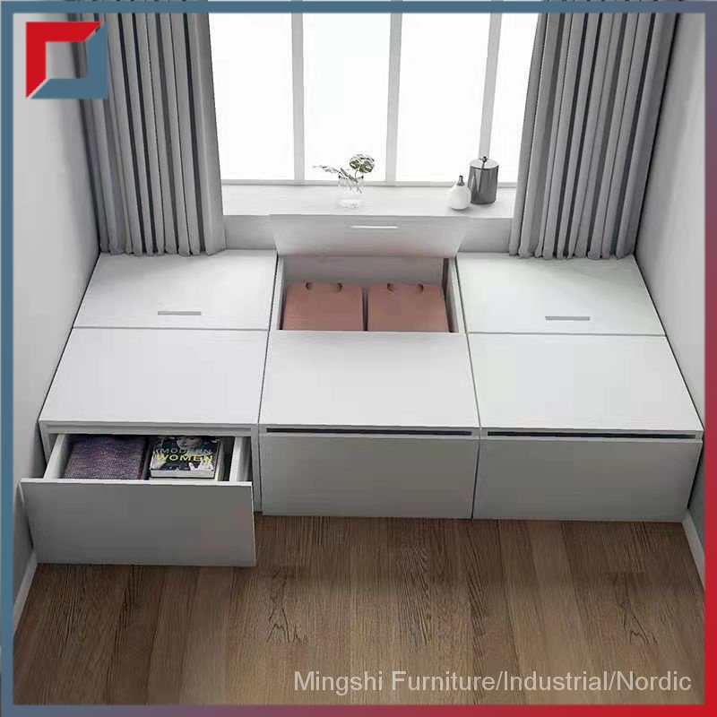Customized tatami bed storage box Rubik's cube combination minimalist