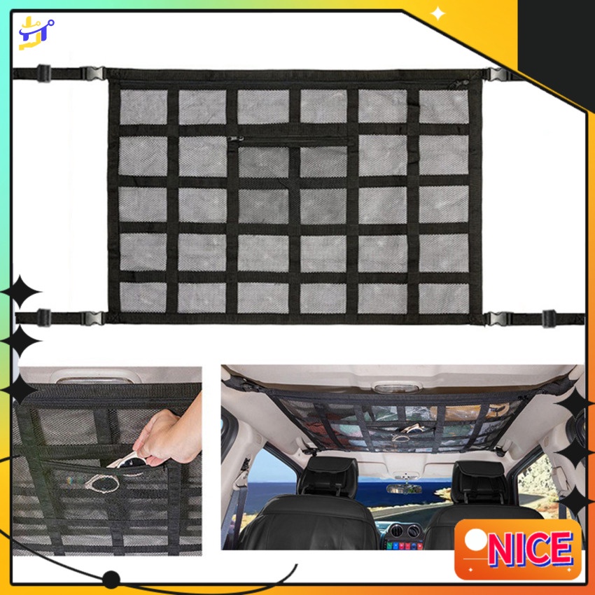 Car Ceiling Cargo Net Car Ceiling Cargo Net Pocket Cargo Net For SUV