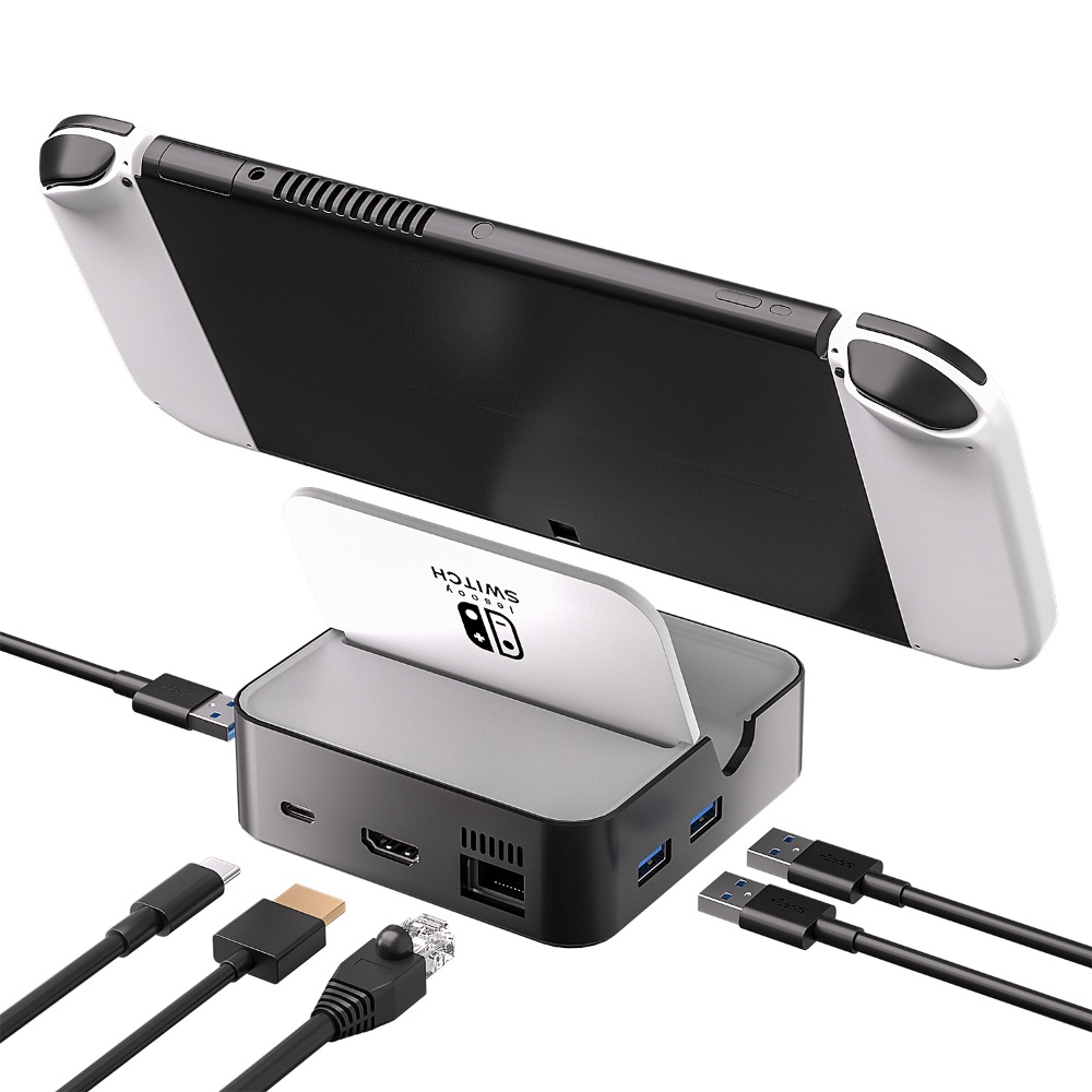 TV Docking Station for Nintendo Switch & Switch OLED Dock Charging