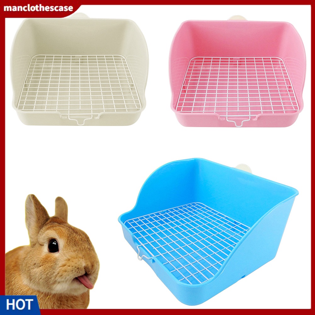 (manclothescase) Pet Cat Rabbit Toilet Mesh Square Potty Trainer Rat ...