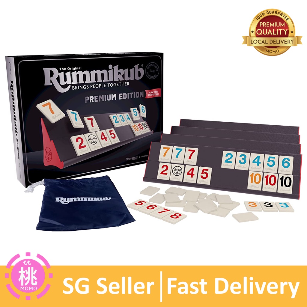 Pressman Rummikub Deluxe Premium Edition Board Game Shopee Singapore