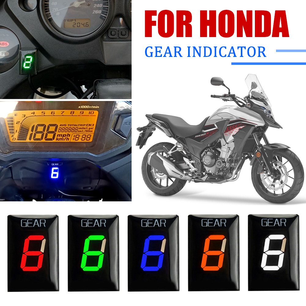 Gear Indicator For CB500X CB500F CBR600RR CBR1000RR CBR 600 RR Goldwing