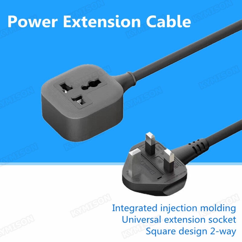 UK BS1363 Singapore Malaysia Power Extension Cable for Home Charging