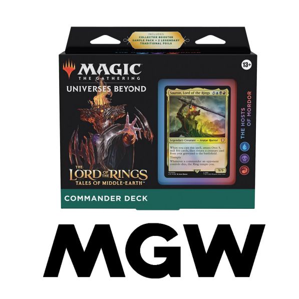 Magic The Gathering The Lord of the Rings: Tales of Middle-earth Commander  Decks - The Hosts of Mordor | Shopee Singapore