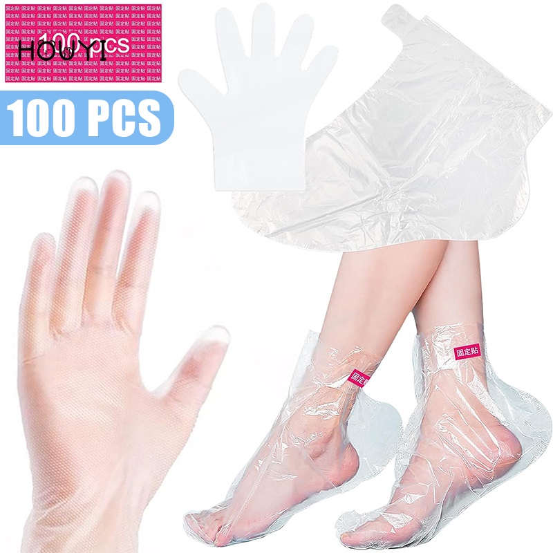 Breathable Dead Skin Removal Foot Mask Cover/ Disposable Transparent ...