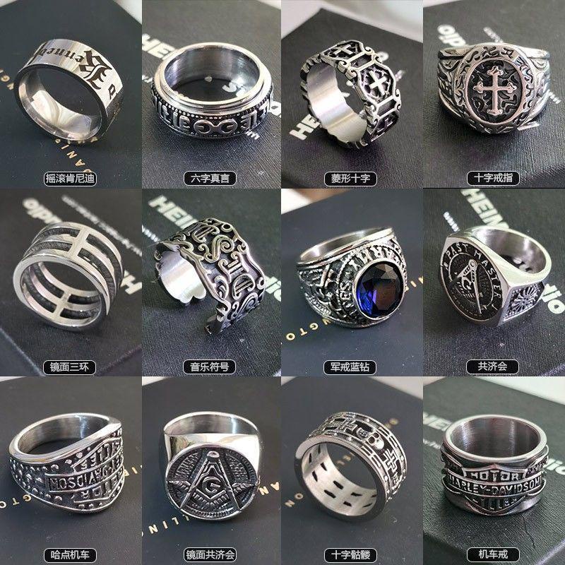 Mens index sale ring