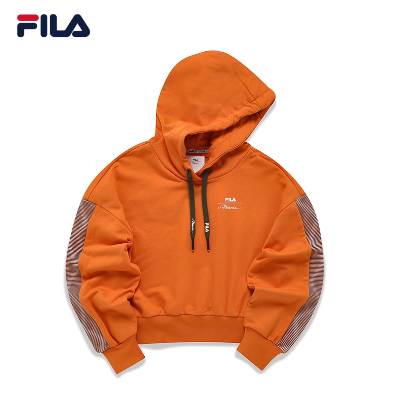 Orange fila outlet hoodie