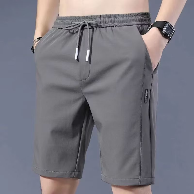 M-5XL Summer Ultra-Thin Shorts Men's Loose Sports Casual Cropped Pants ...