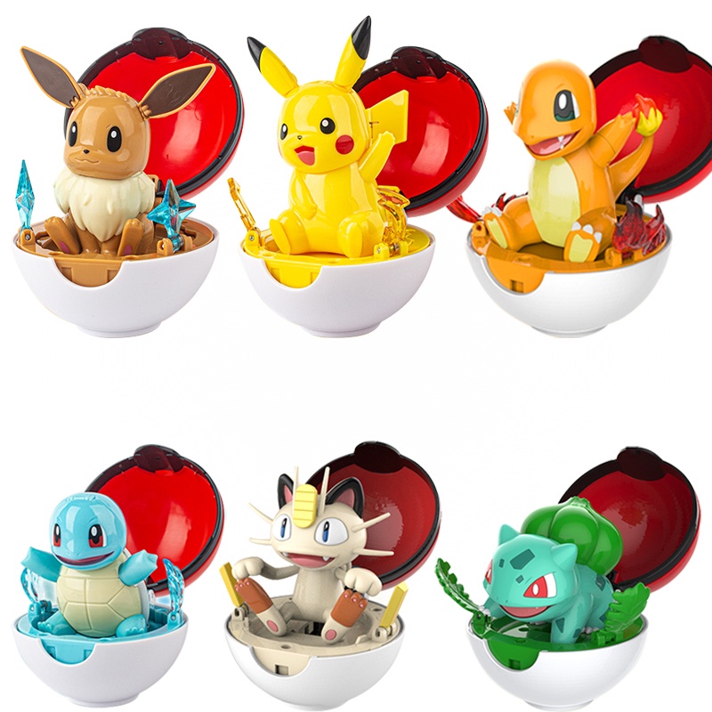 Pokemon Pikachu Metamorphosis Second Generation Elf Ball Decoration ...