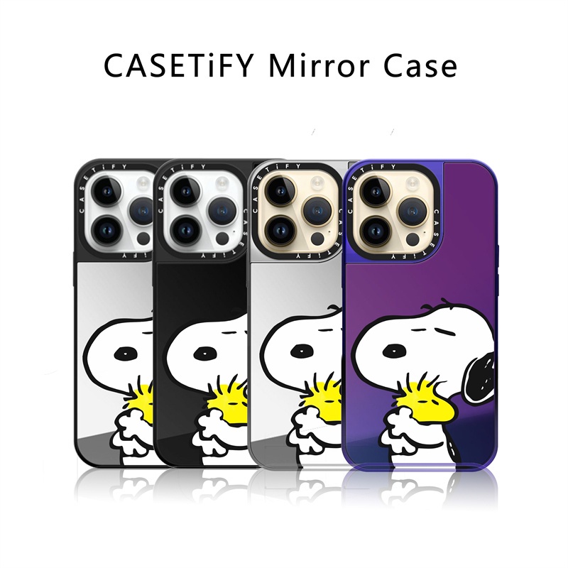 CASETiFY X Snoopy Plush Case Mirror Casing Apple IPhone 12 13 14