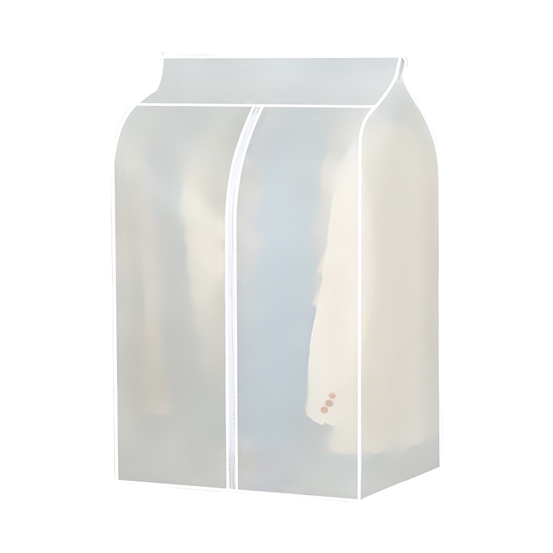 PEVA plastic sheet covers and preserves 3-dimensional clothes against ...