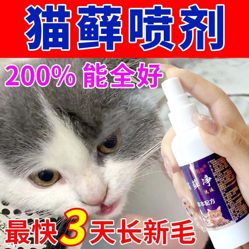 Tinea cat spray severe skin fungal infection hair removal tinea cat ...