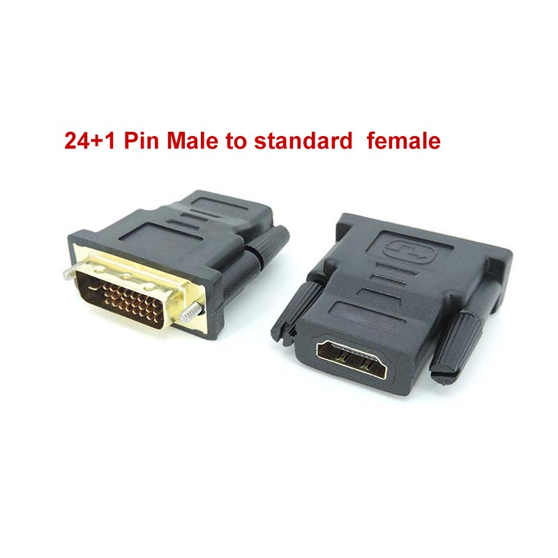 Female to DVI 24+1 Pin Male Adapter Converter Cable