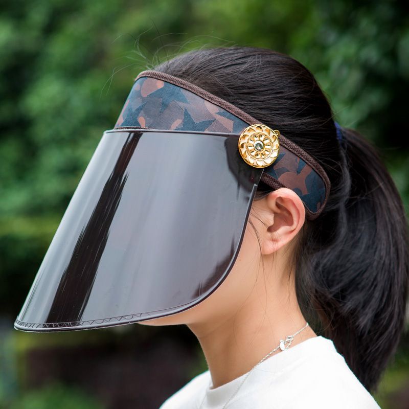 UV Protection Hat Sun Hat Sun Visor Face Shield Summer Korean Hats