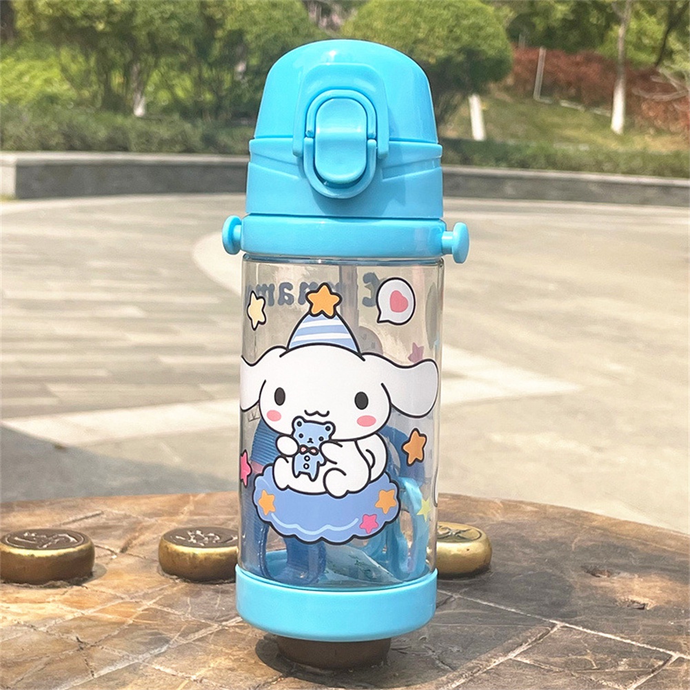 550ml Kawaii Sanrio Water Bottle Kuromi Cinnamoroll Cartoon Anime Glass ...