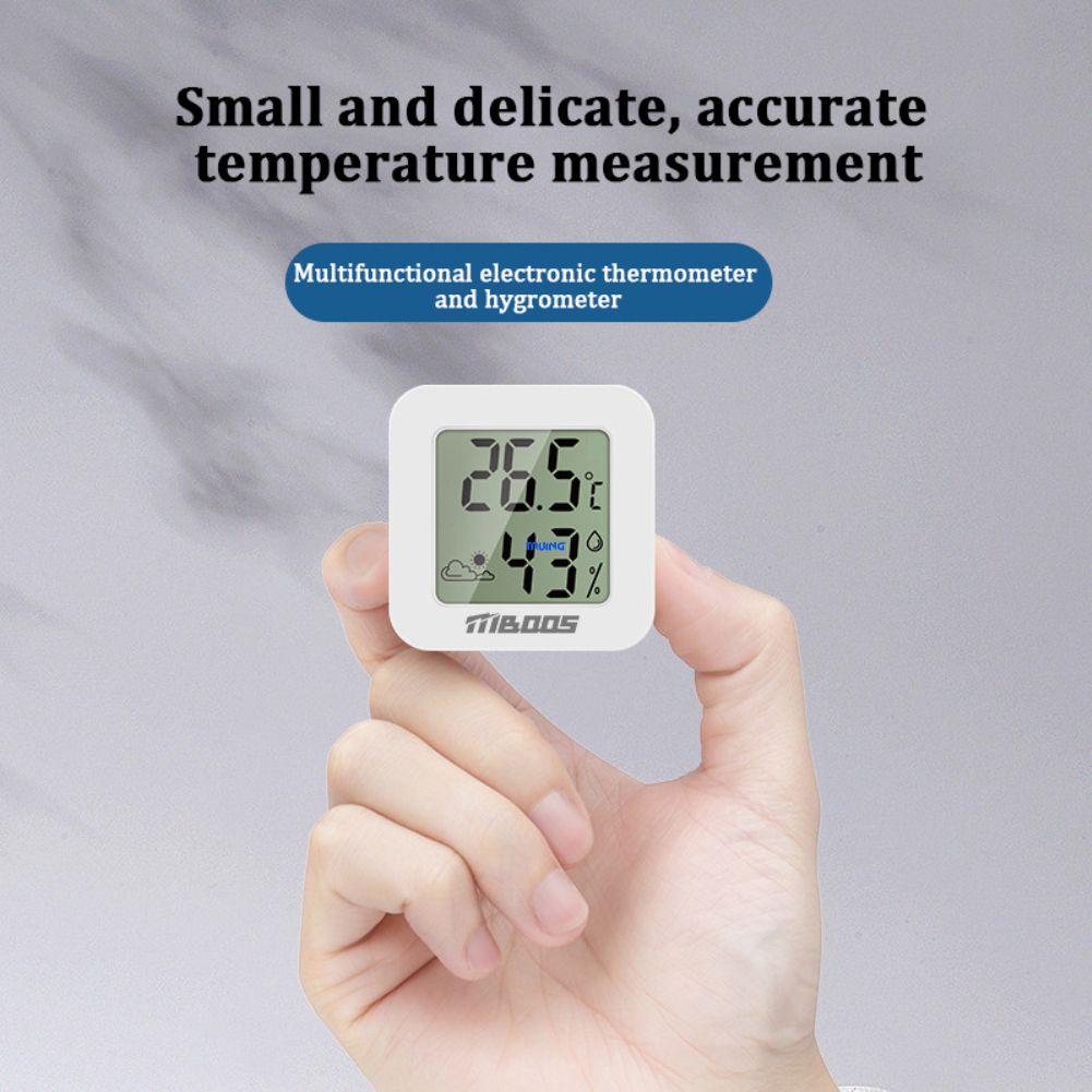 Mini LCD Digital Thermometer Hygrometer Indoor Room Temperature ...