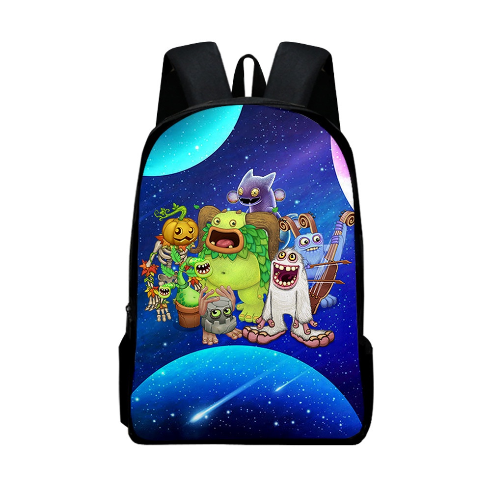 3D New My Singing Monsters Monster Concert Schoolbag Pupils Backpack ...
