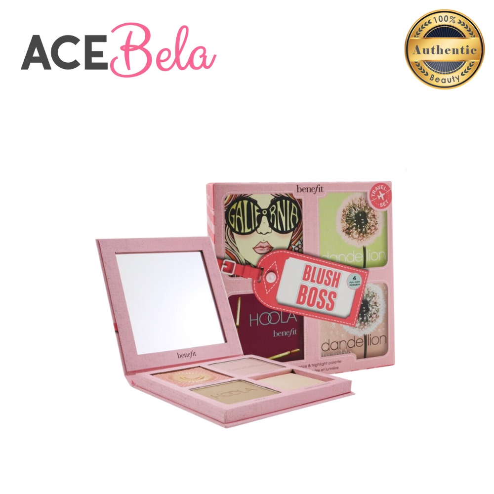 Benefit Blush Boss Bronze, Blush & Highlight Palette (100 Authentic