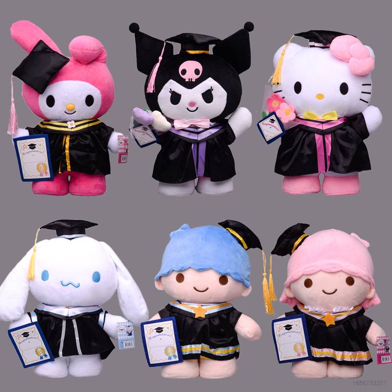 AG Sanrio Graduation Series Plush Dolls Gift For Girls Bachelors ...