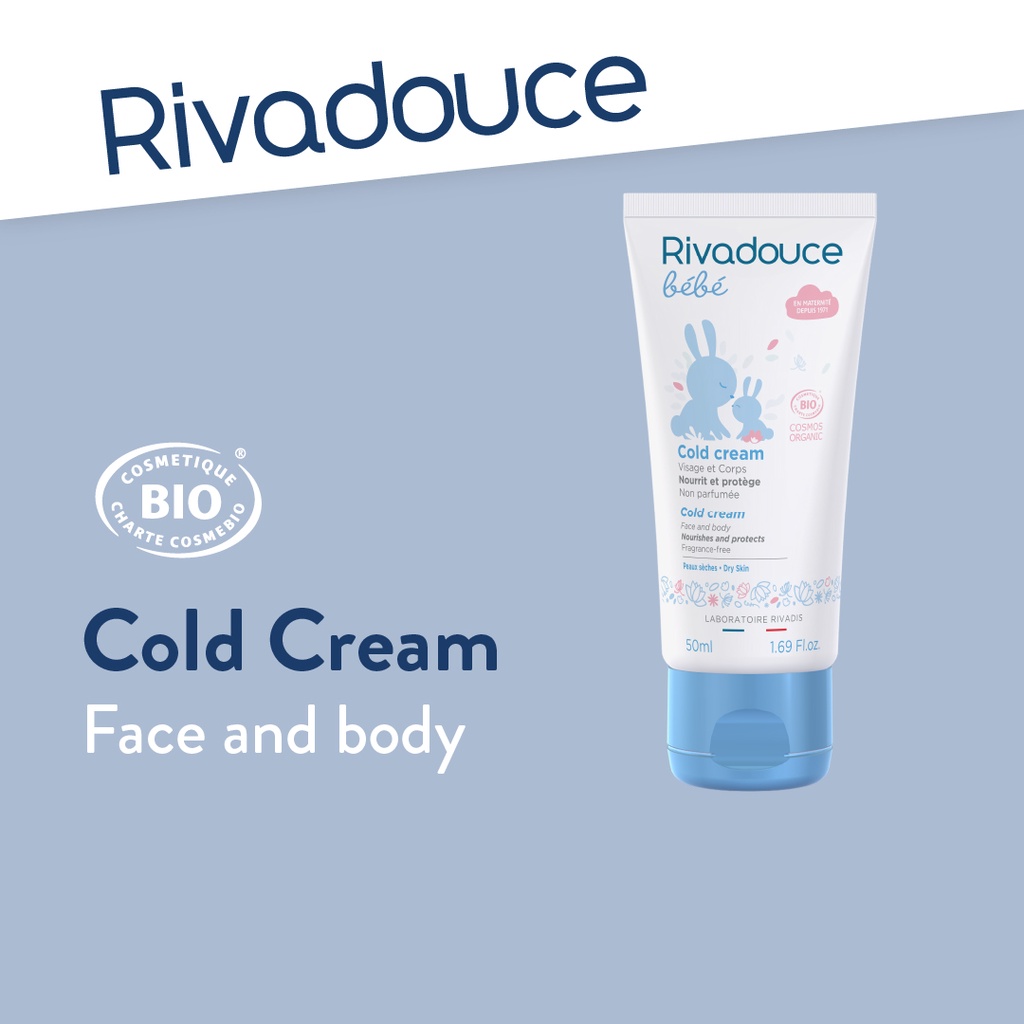 Soothing Face and Body Cream Rivadouce Baby Cold Cream