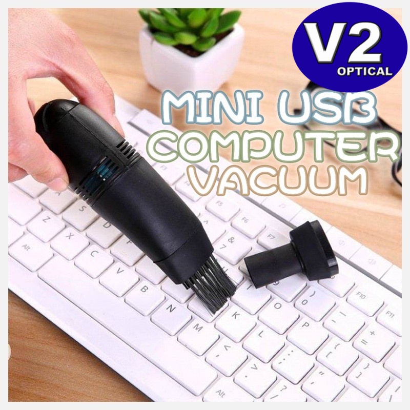 USB Keyboard Mini Vacuum Cleaner Portable Handheld Laptop Brush ...