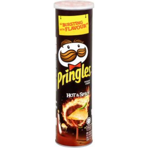 Pringles Potato Chips Hot & Spicy 150g | Shopee Singapore