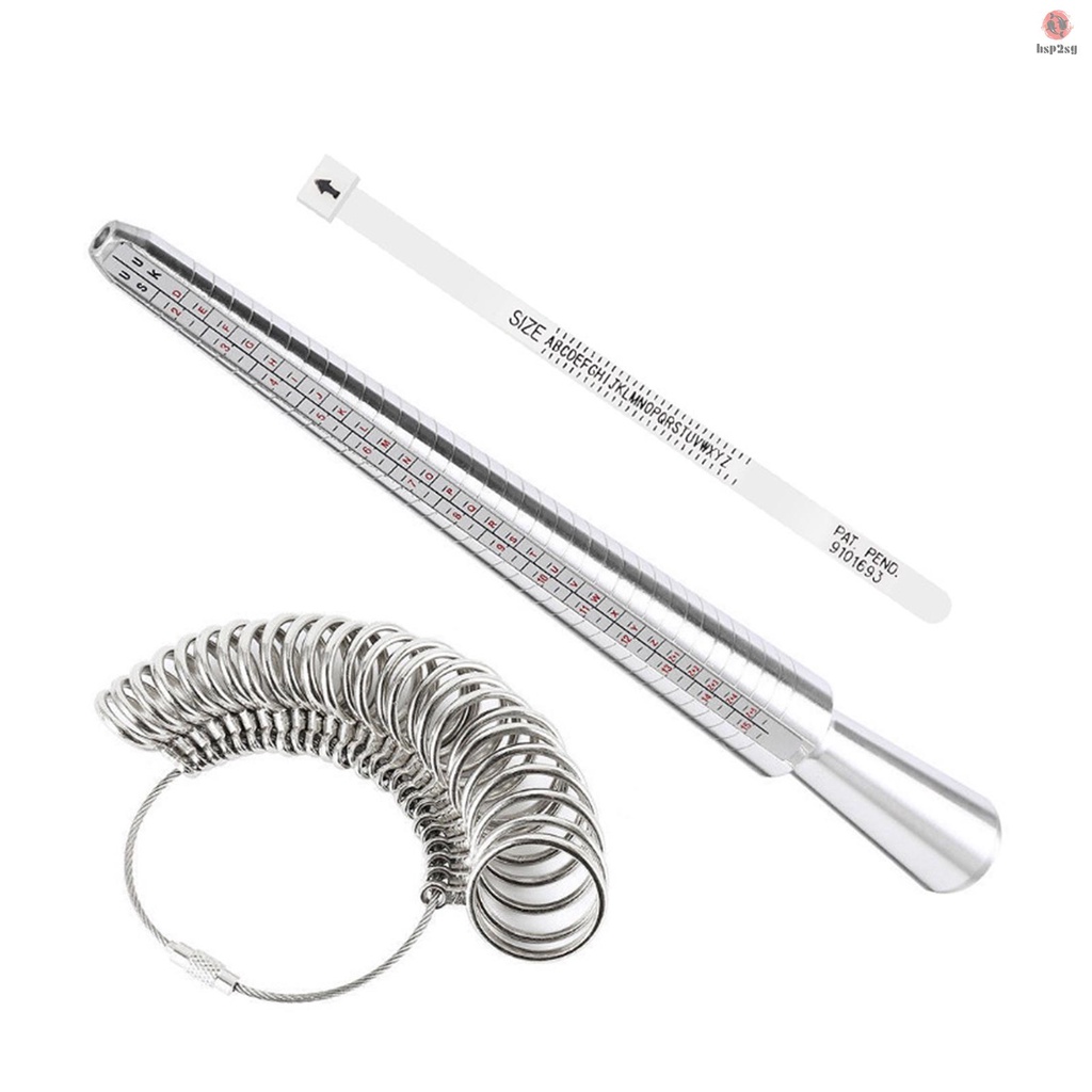 HAluminium Ring Sizer Mandrel Metal Ring Sizer Finger Sizing Stick