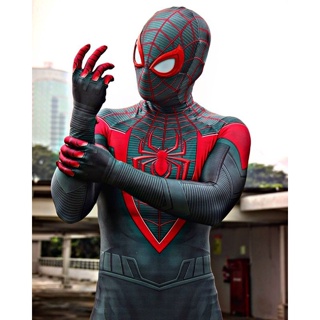 Venom Spiderman Open Crotch Bodysuit Cosplay Costume Tights Adult Halloween  Suit