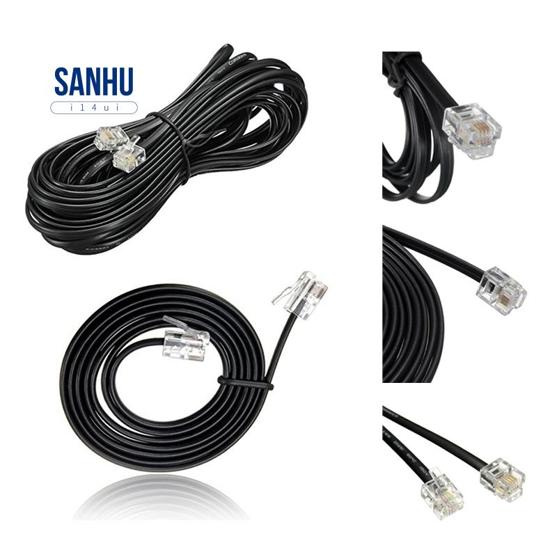 RJ11 6P4C Telephone Cable Cord ADSL Modem | Shopee Singapore