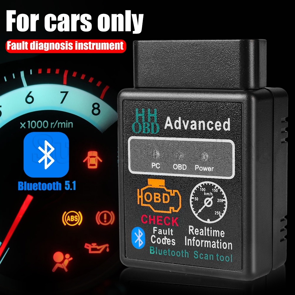 Car Fault Detector / OBD2 Car Diagnostic Scanner Tool / Bluetooth V5.1