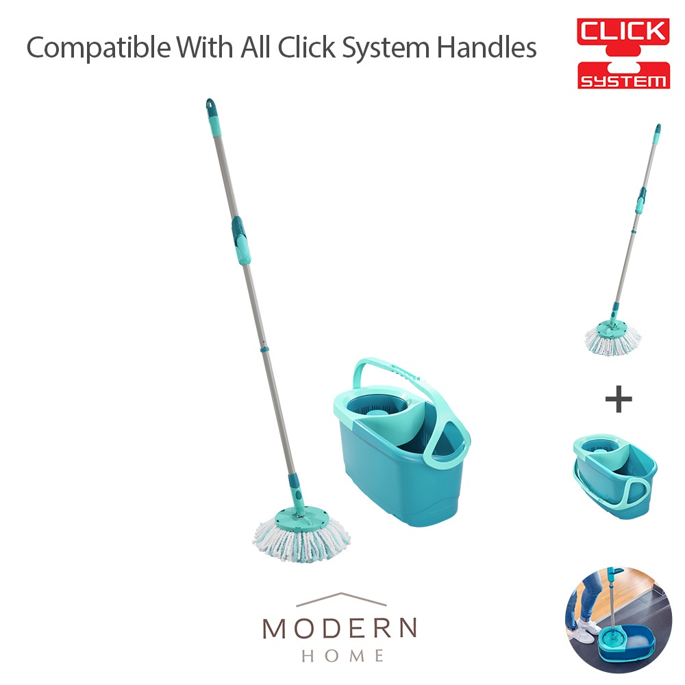 / Wiper Floor Clean Spin With Cleaner Floor Click Bucket LEIFHEIT Twist | Bucket Set Ergo Shopee Mop / & / Disc System Singapore / Cleaning
