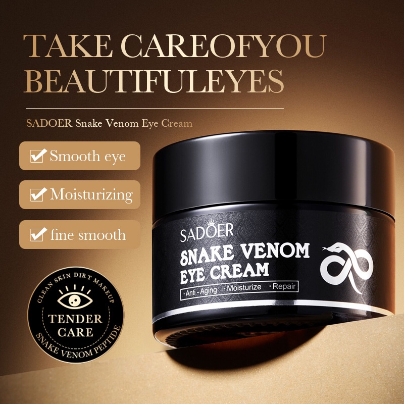 All English Snake Venom Peptide Eye Cream SADOER MultiEffect