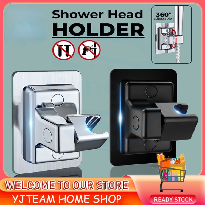 🇸🇬Ready Stock🇸🇬 Shower Head Holder Free No Punching Adjustable Wall