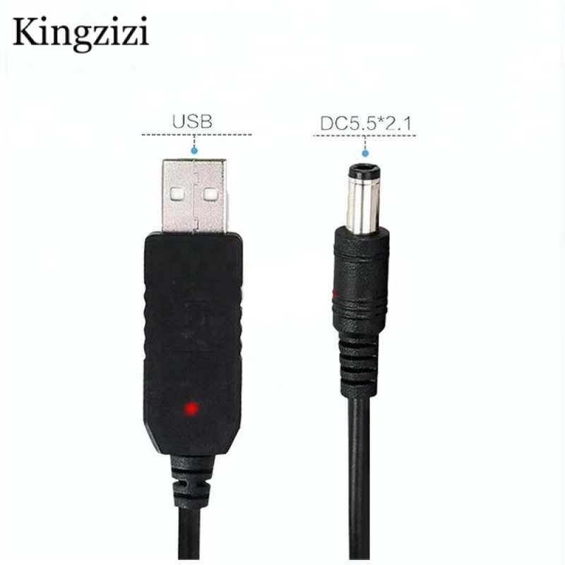 Lot De 2 Convertisseurs USB Boost 5V Vers 9V 12V Avec Affichage LED - Câble Step-Up Puissant 1A Pour Routeur Et Appareils
