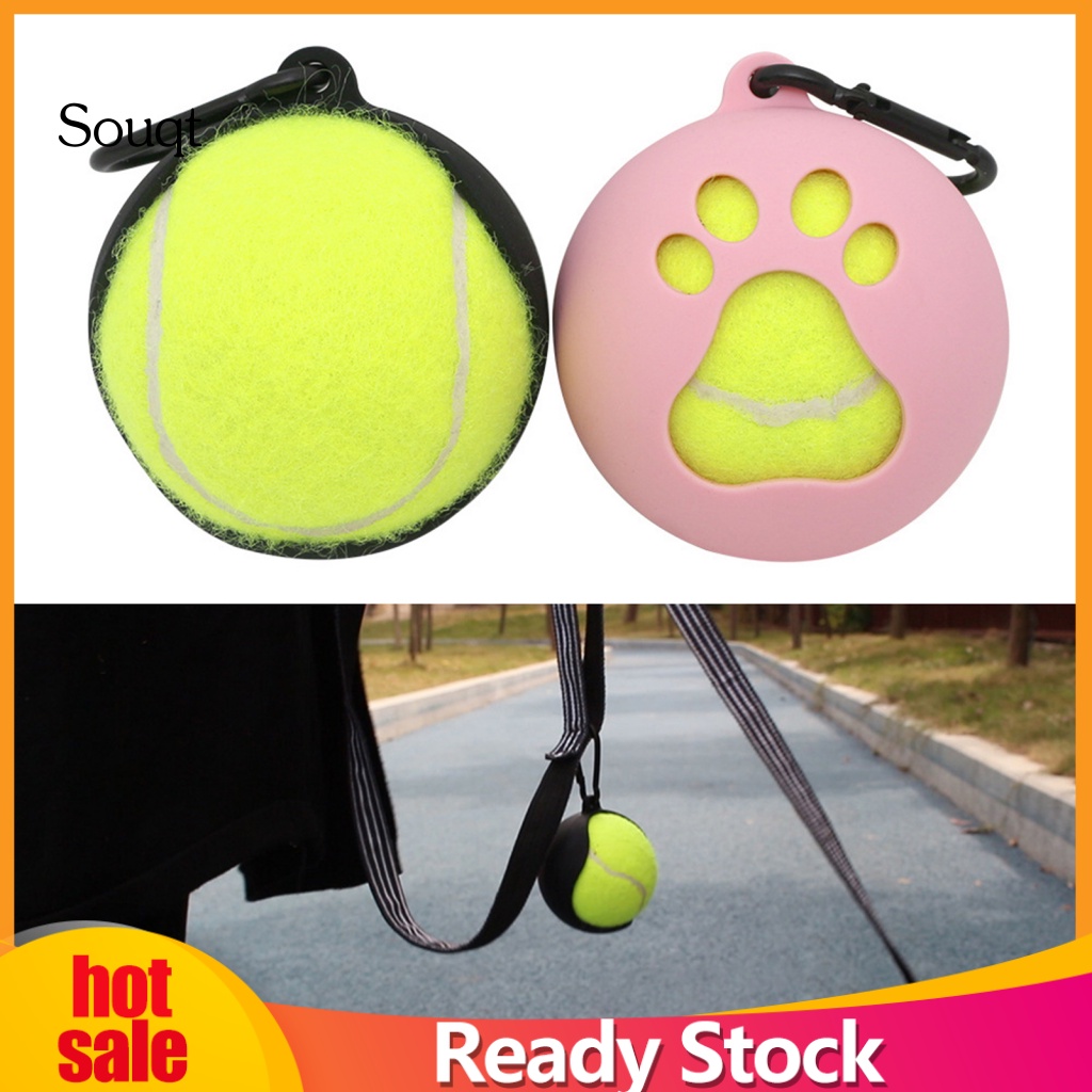 Souqt Tennis Ball Holder with Hook Lightweight Easy Installation Hands-Free Pet Ball Cover Holder Dog Leash Attachment Pet Supplies Shopee Singapore