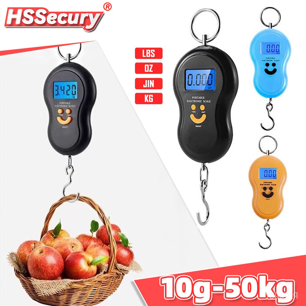 YQ4 50Kg LED Mini Digital Scale Hook Scale for Fishing Luggage