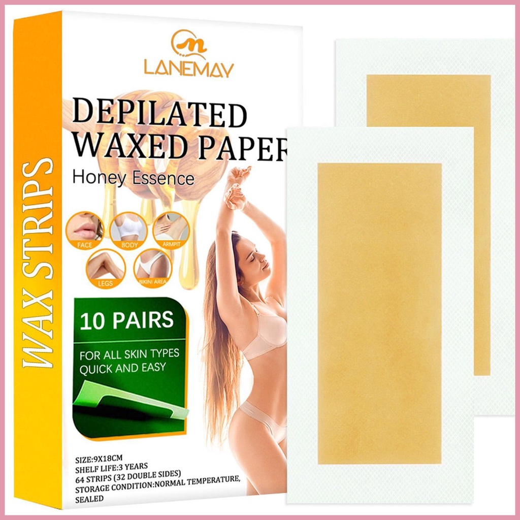 Body Wax Strips Honey Essence Wax Strips 10 Counts For Face Legs
