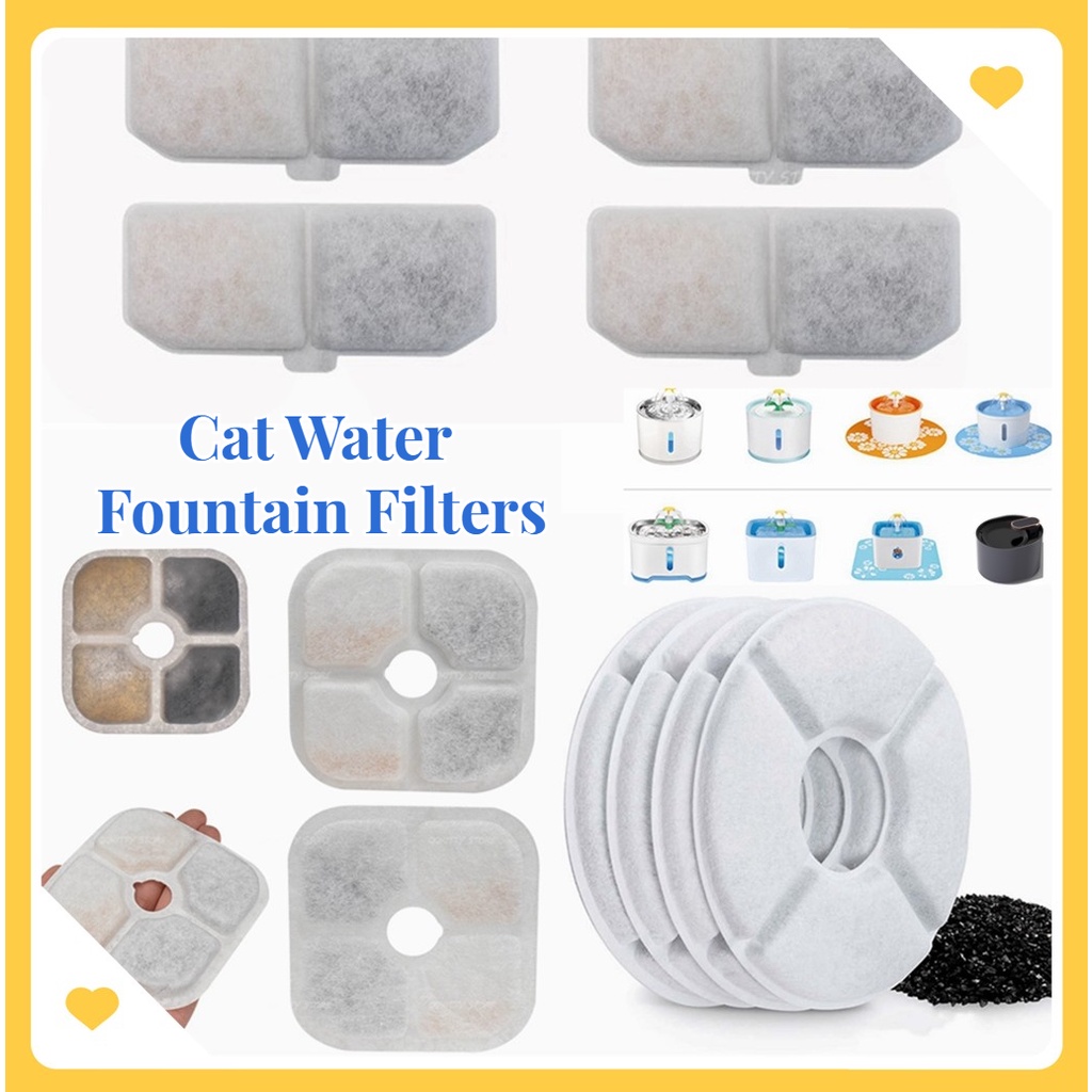 Cat Water Fountain Filter Replacement Filters Replaced Activated Carbon