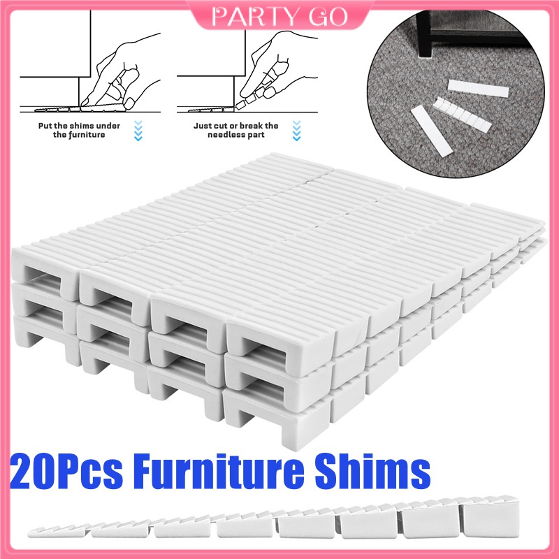 [READY STOCK] 20 Pcs Shims for Leveling Furniture Leveler Adjustable
