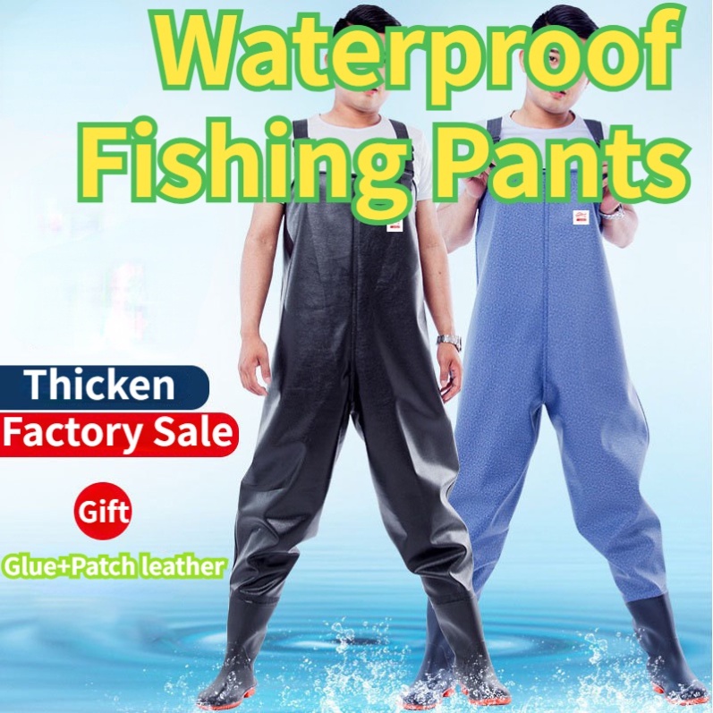 Chest Waders Waterproof Fishing Hunting Boot Foot Wader Wading Pants  Overall Men Waterproof Overall Fishing Water Outdoor Sleeveless Pants With  Rainboots