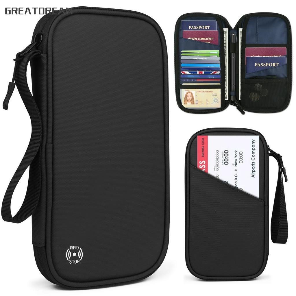 Dupont RFID Family Passport WalletUltra Light Waterproof Travel