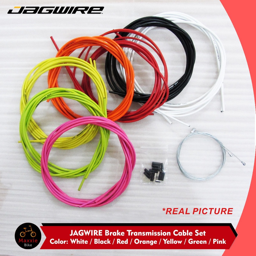 Cable Set JAGWIRE Wire Brake Shifter Cable Brake Shifter Housing Endcap Road Bike MTB SELI Shopee Singapore