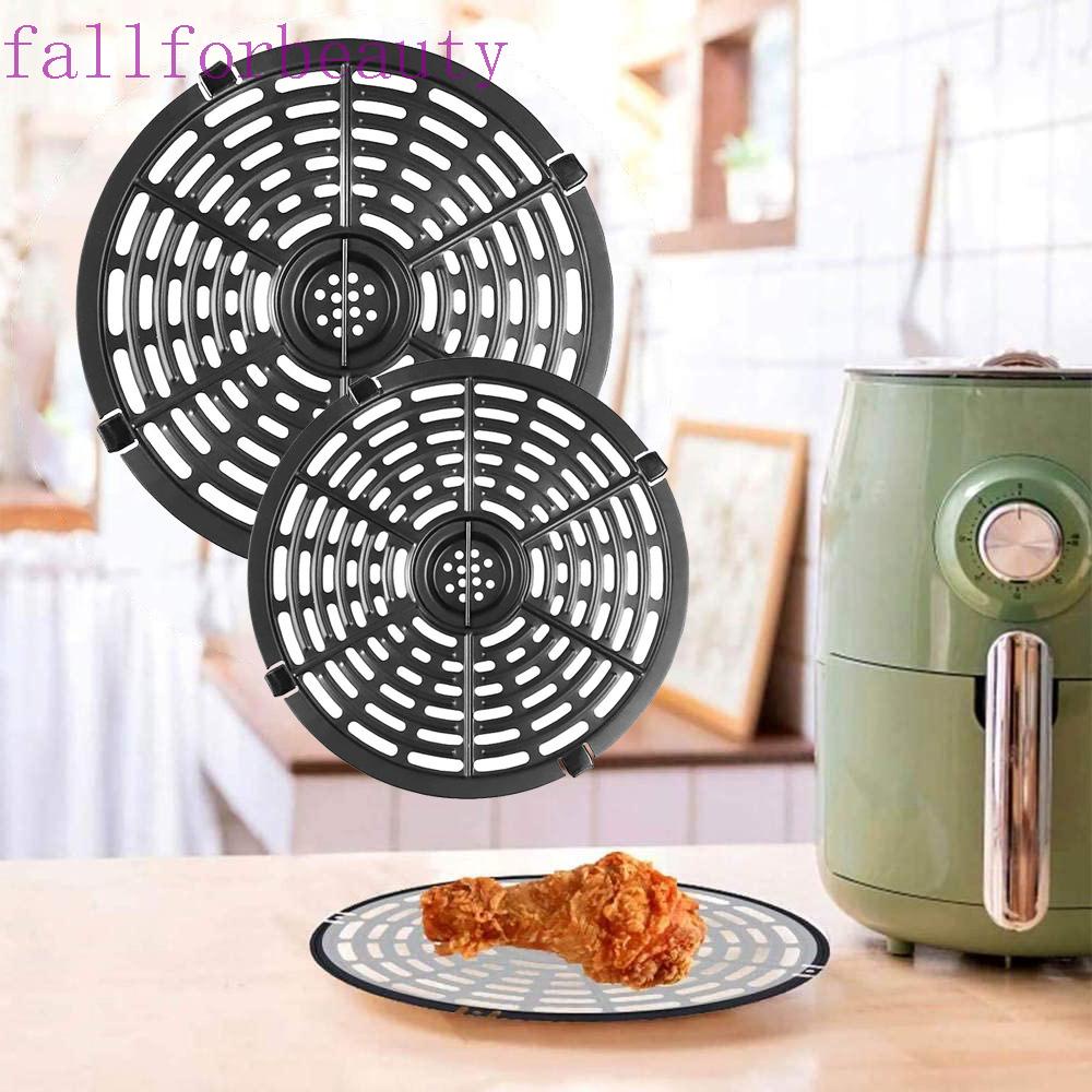 FALLFORBEAUTY Non Stick Grill Pan Dishwasher Safe Cooking Divider Fry Pan Fit all Airfryer Air Fryer Basket Air fryer accessories Replacement Crisper Plate Shopee Singapore