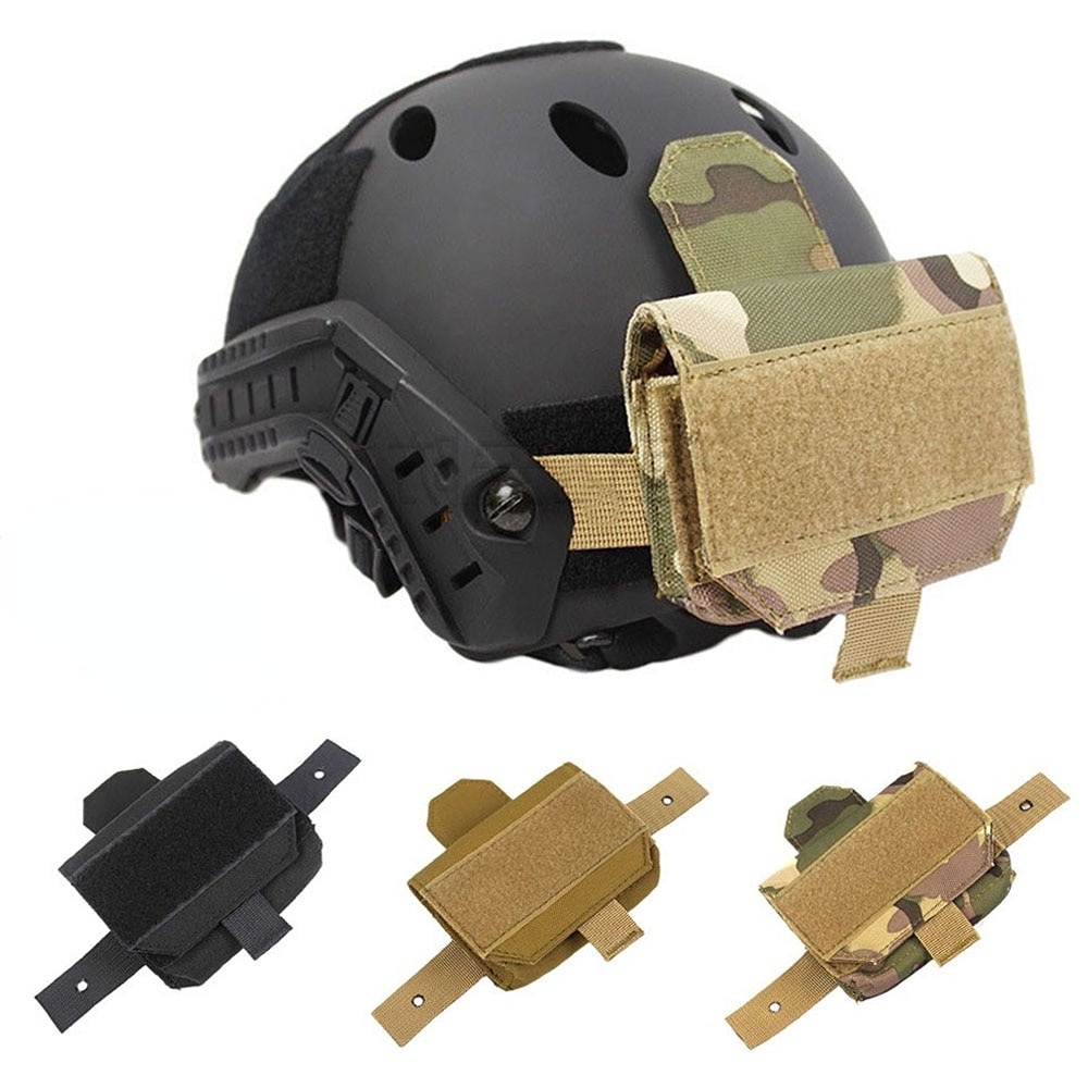 LUC Helmet battery bag Fast Helmet weight bag Helmet accessories MC BK