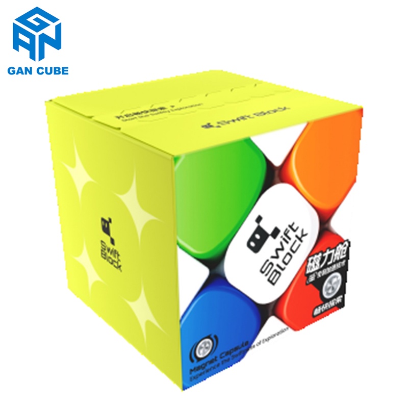 GAN 2023 Swift Block 3x3 Magnetic Magic Cube 3×3 Speed Puzzle 3X3X3 ...