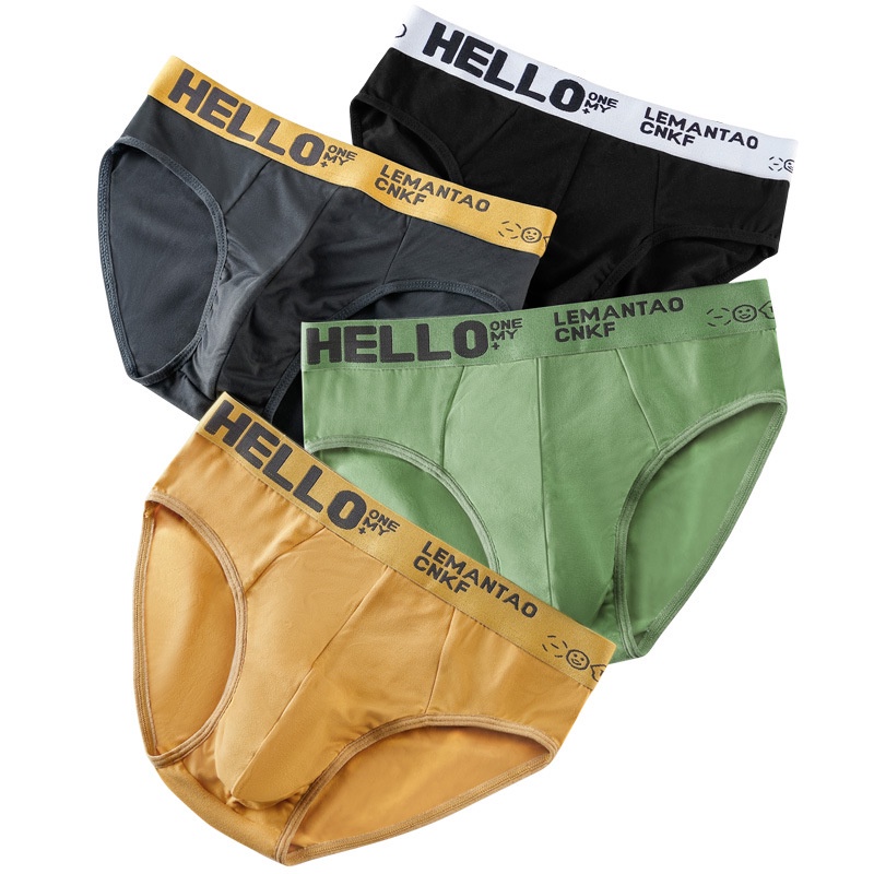 Cool & Stylish Men's Triangle Briefs Breathable Polyester Underwear