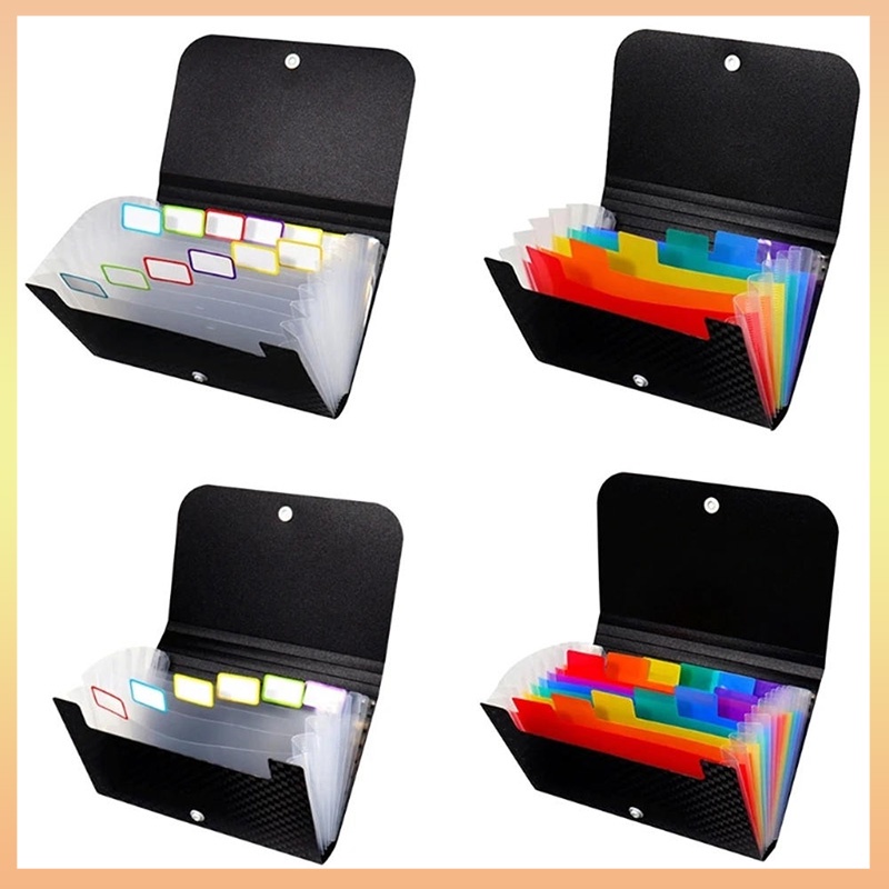 Small File Wallet Receipt Folder A6 Accordion Folder 7-layer 13-layer ...