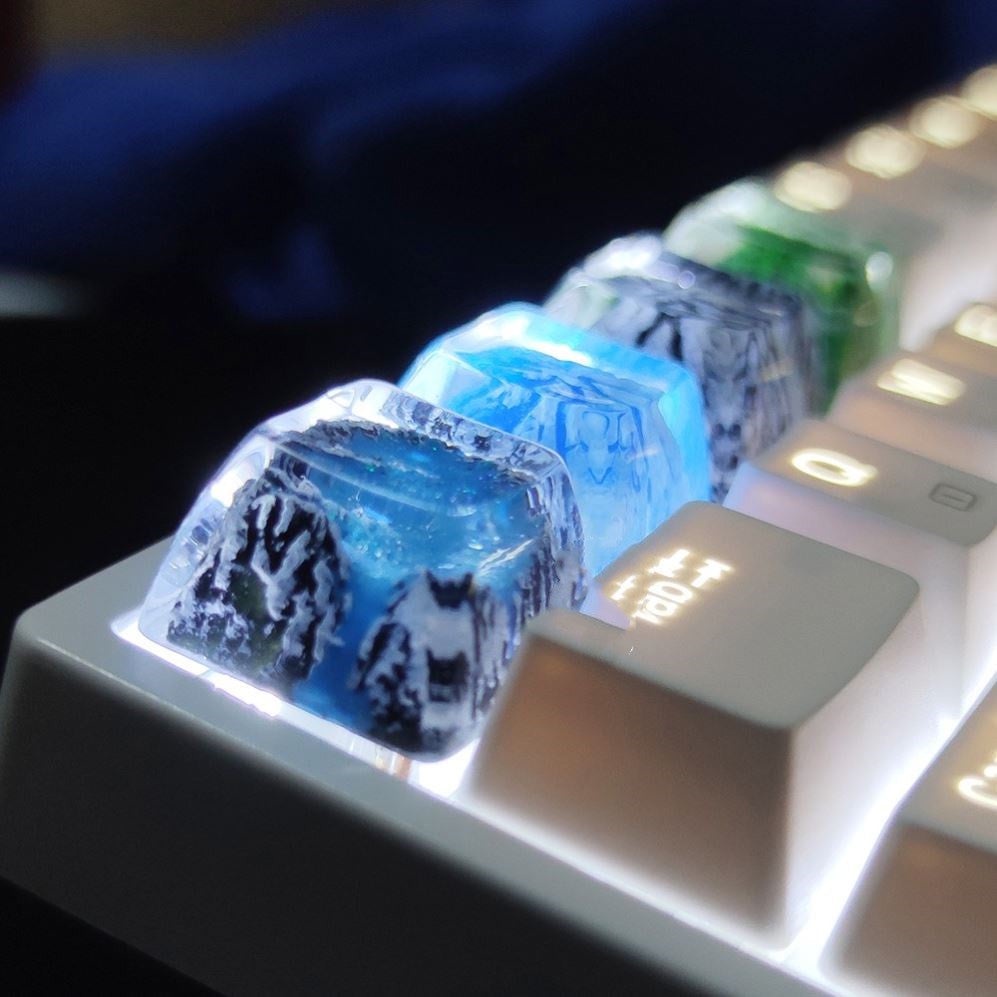 Transparent Custom Key Cap Mechanical Keyboard Shopee Singapore